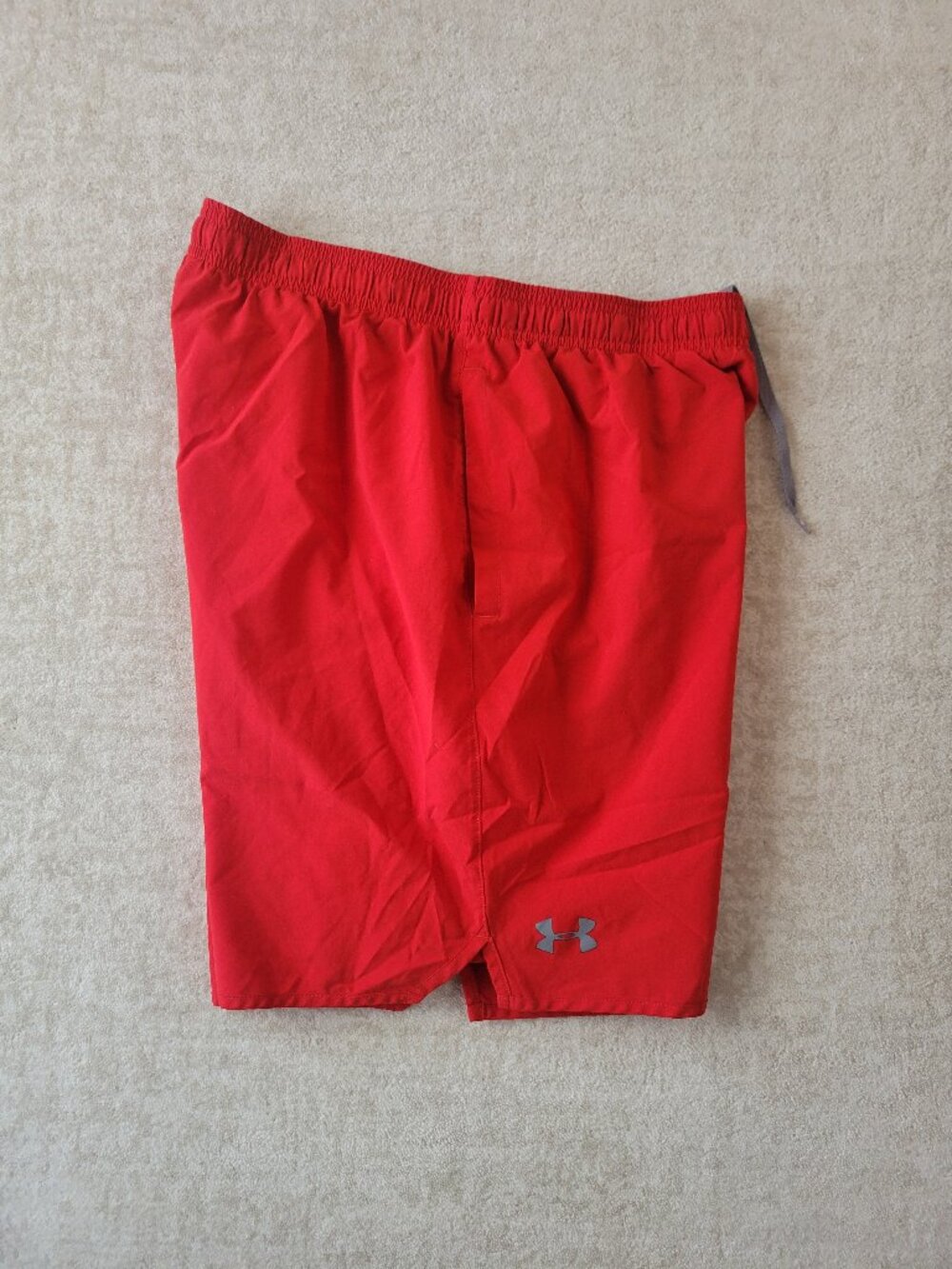 Under Armour Heatgear Shorts Medium Mens Red Activewear Pockets